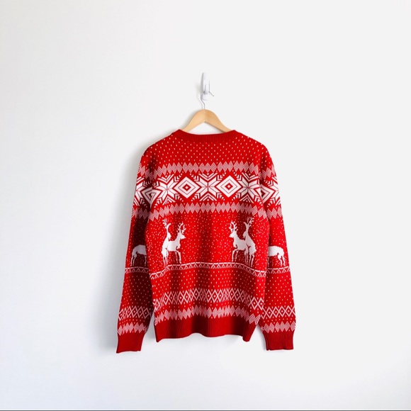 Tipsy Elves Reindeer Double Date Cardigan - Picture 4 of 7